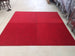 Flooring Carpet - Red Squares 1m x 1m