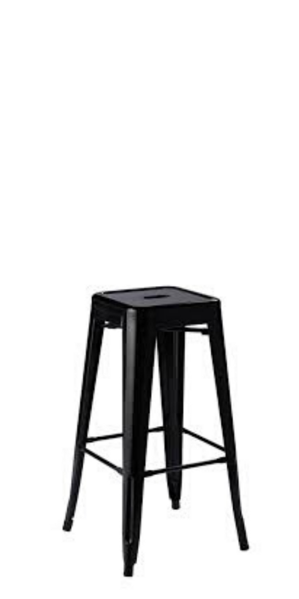 Ivy Tolix Black Stool