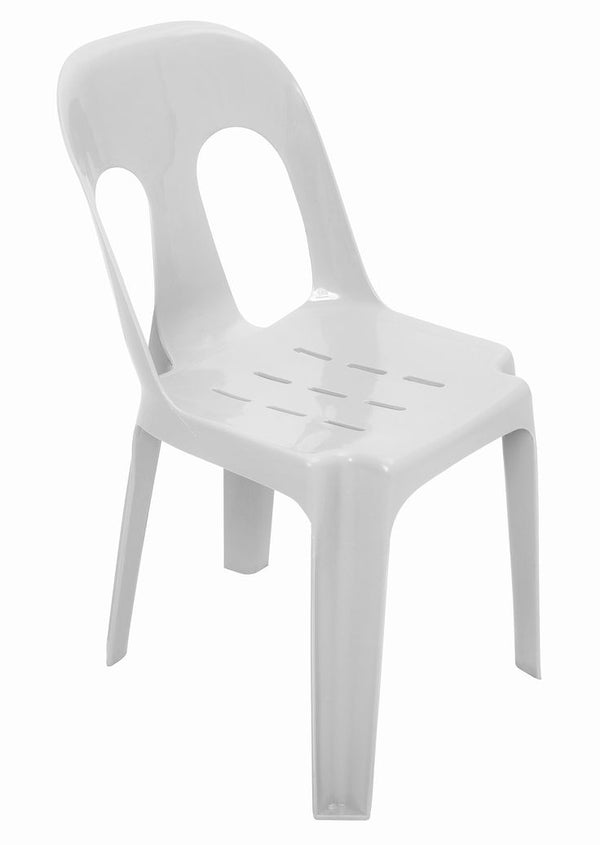 Pipee Plastic Chair - White